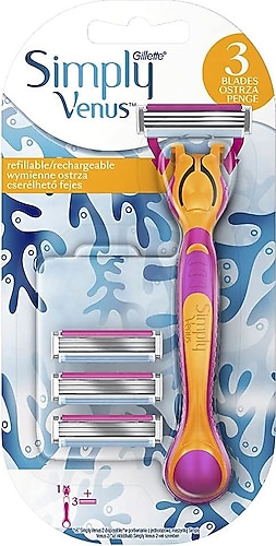 Gillette Simply Venus3 Hybrid 3 Yedekli Kadın Tıraş Bıçağı
