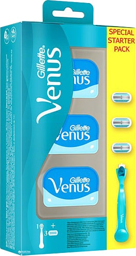 Gillette Venus Smooth 3 Yedekli Kadın Tıraş Makinesi