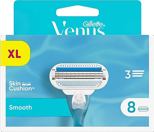 Gillette Venus Smooth 8'li Yedek Tıraş Bıçağı