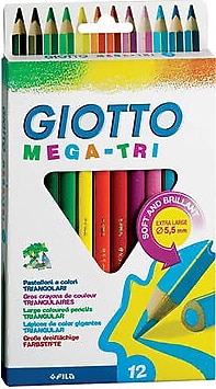 Giotto Mega Tri 12'li Kuru Boya Seti