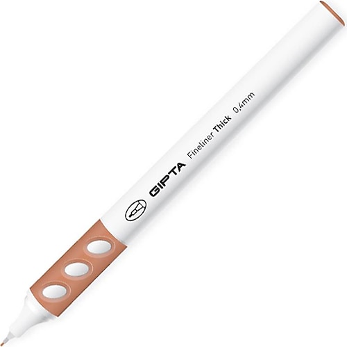 Gıpta Thick 0.4 mm Fineliner Turuncu Keçeli Kalem