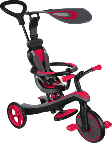 Globber Explorer 4 in 1 Kırmızı Bebek Bisikleti