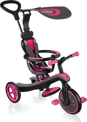 Globber Explorer 4 in 1 Pembe Bebek Bisikleti