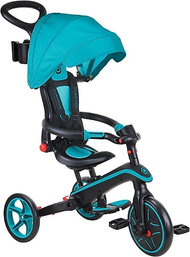 Globber Explorer 4 in 1 Turkuaz Katlanabilir Bebek Bisikleti