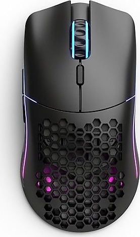 Glorious Model O- Minus GLO-MS-OMW-MB Mat Siyah RGB Şarjlı Optik Kablosuz Oyuncu Mouse