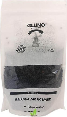 Gluno Glutensiz Beluga Mercimek 500 gr