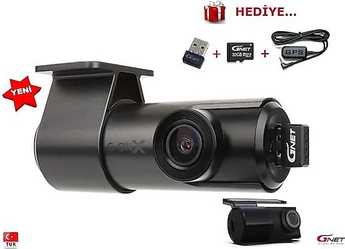 Gnet Gonx 2ch Hdr Fullhd Wi-Fi Araç Kamerası
