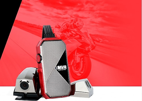 Gnet Mvr Motosiklet 2 Kameralı Fullhd Wi-Fi Wprf Araç Kamerası