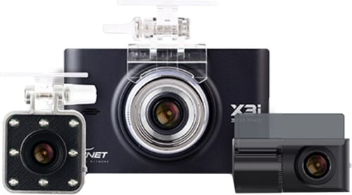 Gnet X3i 3 Kameralı Ekranlı Araç İçi Kamera