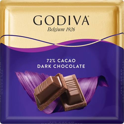 Godiva %72 Bitter 60 gr Kare Çikolata