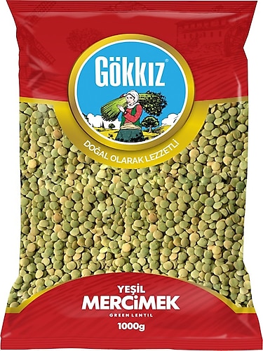 Gökkız Yeşil Mercimek 1 kg