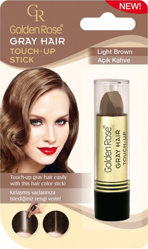 Golden Rose Grey Hair Touch-Up Stick - Açık Kahve Beyaz Kapatıcı Saç Boyası
