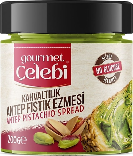 Gourmet Çelebi 200 gr Kahvaltılık Antep Fıstık Ezmesi