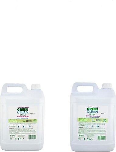 Green Clean Organik 2'li Çamaşır Yıkama Seti 5000 Ml