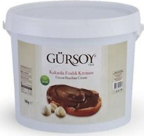Gürsoy Kakaolu Fındık Kreması Plastik Kova 5 kg