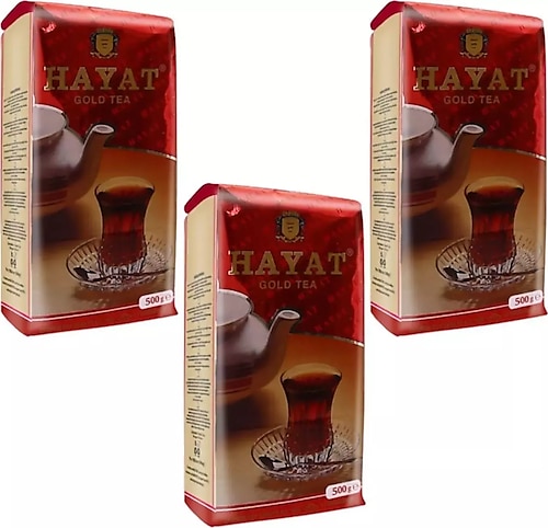 Güzel Çay 500 gr Hayat Gold Tea Fırsat (X3 Adet)