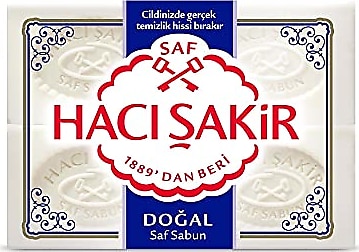 Hacı Şakir Doğal Geleneksel Beyaz Sabun (4 Adet)