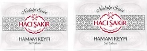 Hacı Şakir Hamam Keyfi Saf 4x200 gr 2 Adet Kalıp Sabun
