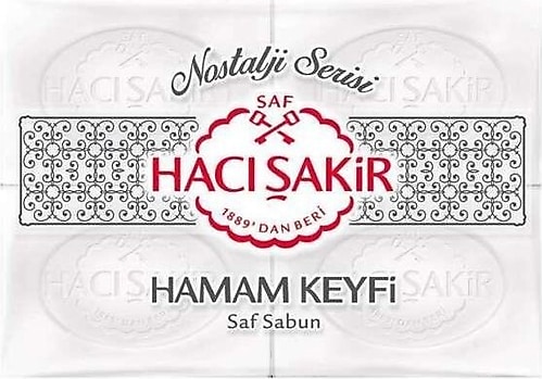 Hacı Şakir Hamam Keyfi Saf 4x200 gr Kalıp Sabun