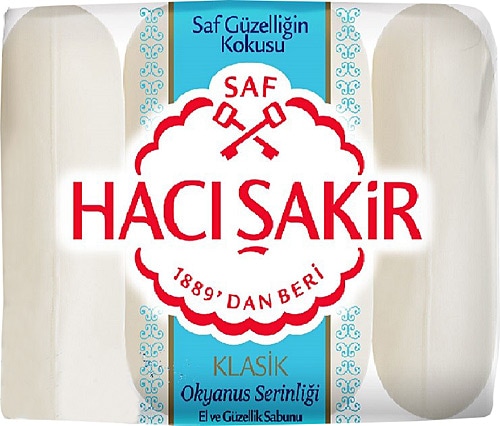 Hacı Şakir Klasik Okyanus Serinliği 4x70 gr Güzellik Sabunu