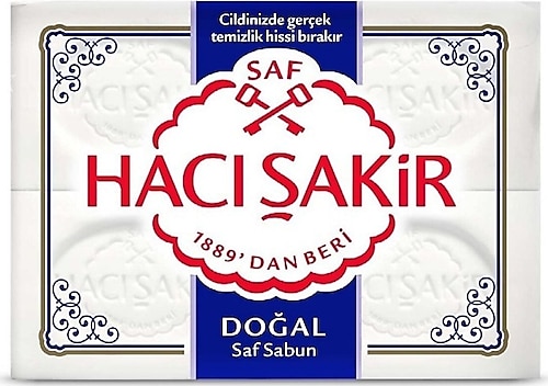 Hacı Şakir Saf Doğal Sabun 4lü (600 gr) 8718951384293