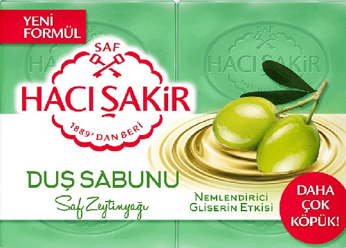 Hacı Şakir Zeytinyağı Gliserinli Saf 4x125 gr Duş Sabunu