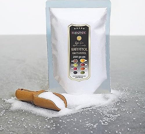 Hanzade Bitkisel Eritritol Doğal Toz Tatlandırıcı 250 G