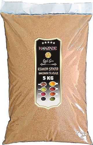 Hanzade Bitkisel Esmer Şeker Toz 5 kg