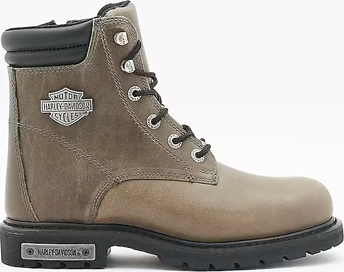 Harley Davidson Frısco Erkek Gri Deri Bot