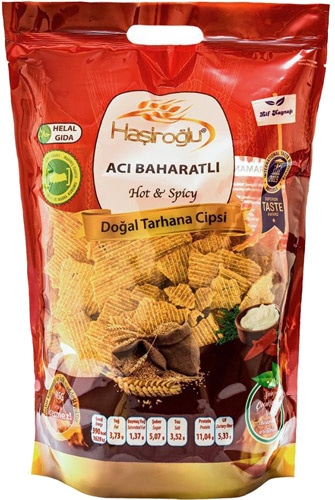 Haşiroğlu Acı Baharatlı 450 gr Tarhana Cipsi