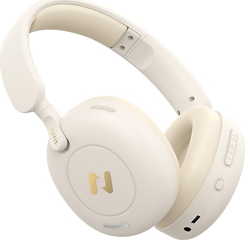 Havit H655BT Pro ANC Bej Kulak Üstü Bluetooth Kulaklık