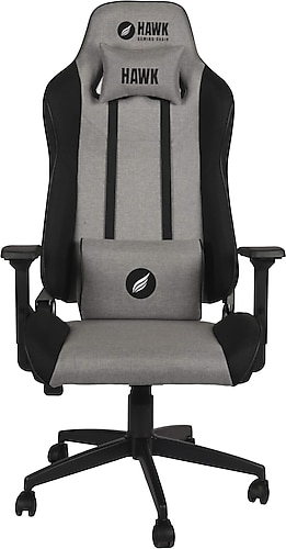 Hawk Gaming Chair Fab V2 Gri-Siyah Kumaş Oyuncu Koltuğu