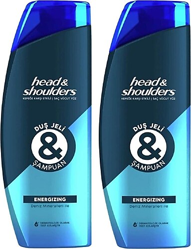 Head & Shoulders Energizing 360 ml 2 Adet Duş Jeli ve Şampuan