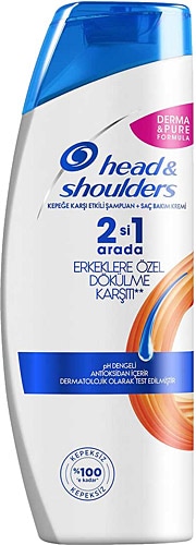 Head & Shoulders Erkeklere Özel Saç Dökülmelerine Karşı 2'si 1 Arada 400 ml