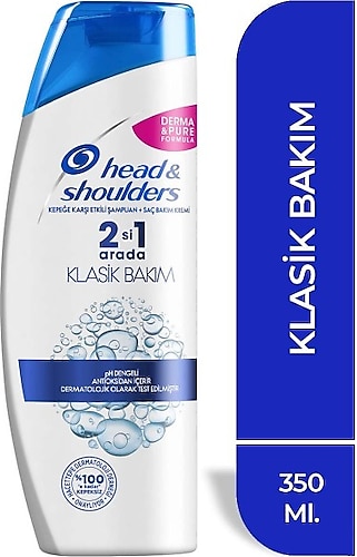 Head & Shoulders Klasik Bakım 2'si 1 Arada 350 ml 6 Adet Şampuan