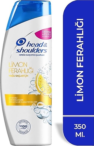 Head & Shoulders Limon Ferahlığı 350 ml 6 Adet Şampuan