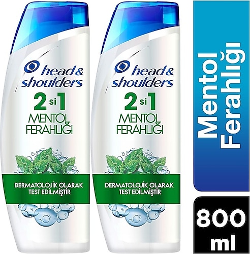 Head & Shoulders Mentollü Ferahlığı Şampuan 2 x 400 ML