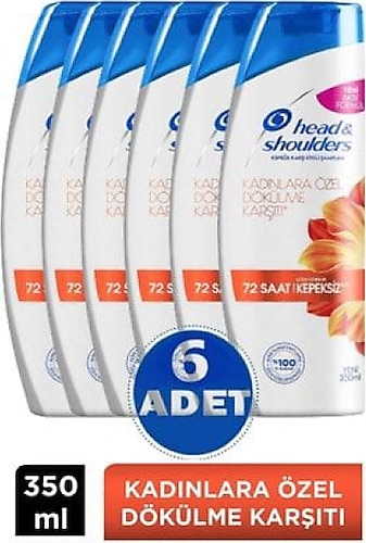 Head & Shoulders Şampuan Kadınlara Özel 350 ML x 6 Adet