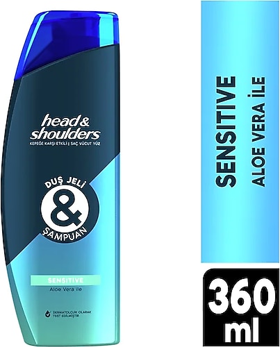 Head & Shoulders Sensitive 360 ml Duş Jeli ve Şampuan