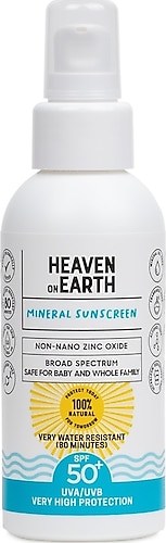 Heaven on Earth Mineral Korumalı 50 Faktör Güneş Kremi 100 ml
