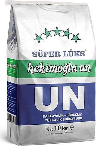 HEKİMOĞLU Süper Lüks 10kg Baklavalık Böreklik Yufkalık Buğday Unu