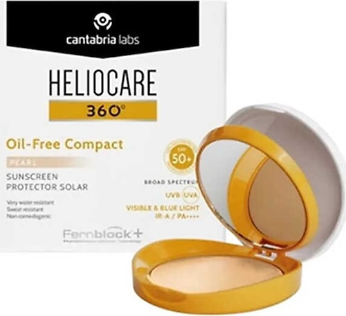 Heliocare 360 Oil-Free Compact Pearl 50 Faktör Güneş Kremi 10 gr