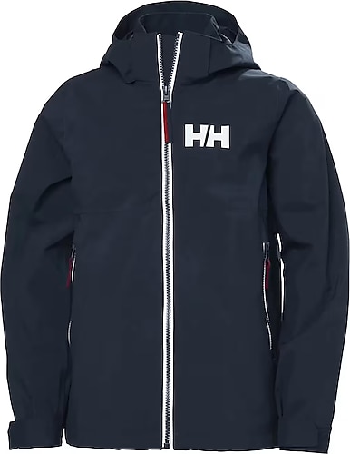 Helly Hansen Lacivert Erkek Çocuk Uzun Kollu Yağmurluk NAVY JR RIGGING RAIN JACKET