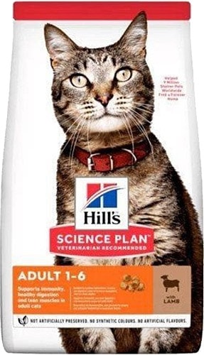 Hill's Adult Optimal Care Kuzu Etli ve Pirinçli 10 kg Yetişkin Kuru Kedi Maması