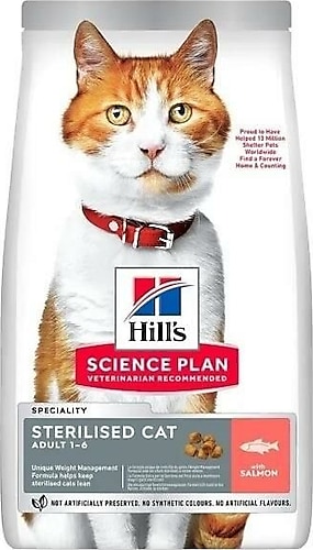Hill's Somonlu 3 kg Kısırlaştırılmış Yetişkin Kedi Maması