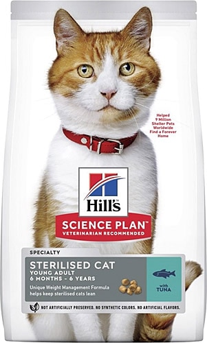 Hill's Sterilised Ton Balıklı 10 kg Kısırlaştırılmış Yetişkin Kedi Maması