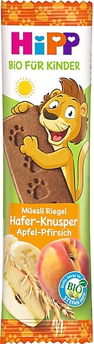 Hipp Organik Şeftali ve Elmalı Meyve Barı 20 gr