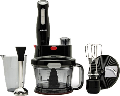 Homend Functionall 2840H 1000 W Siyah Mutfak Robotu