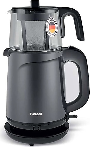 Homend Royaltea 1743H 1800 W Cam Demlikli Çay Makinesi