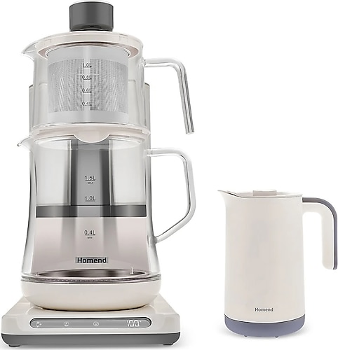 Homend Smart Royaltea Plus 2in1 Cam Otomatik Türk Kahve ve Çay Makinesi